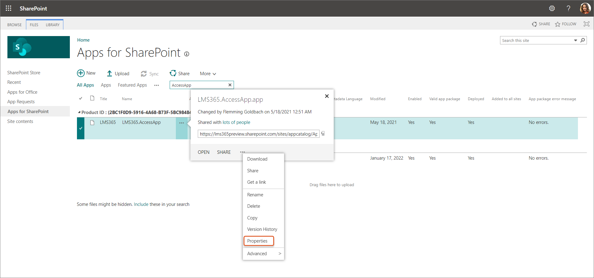 Check_app_properties_in_apps_for_sharepoint